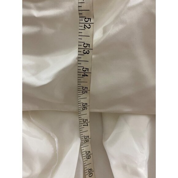 Demetrios Women's Ivory Sleeveless Ball Gown Wedding Dress - 2 - Picture 6 of 15